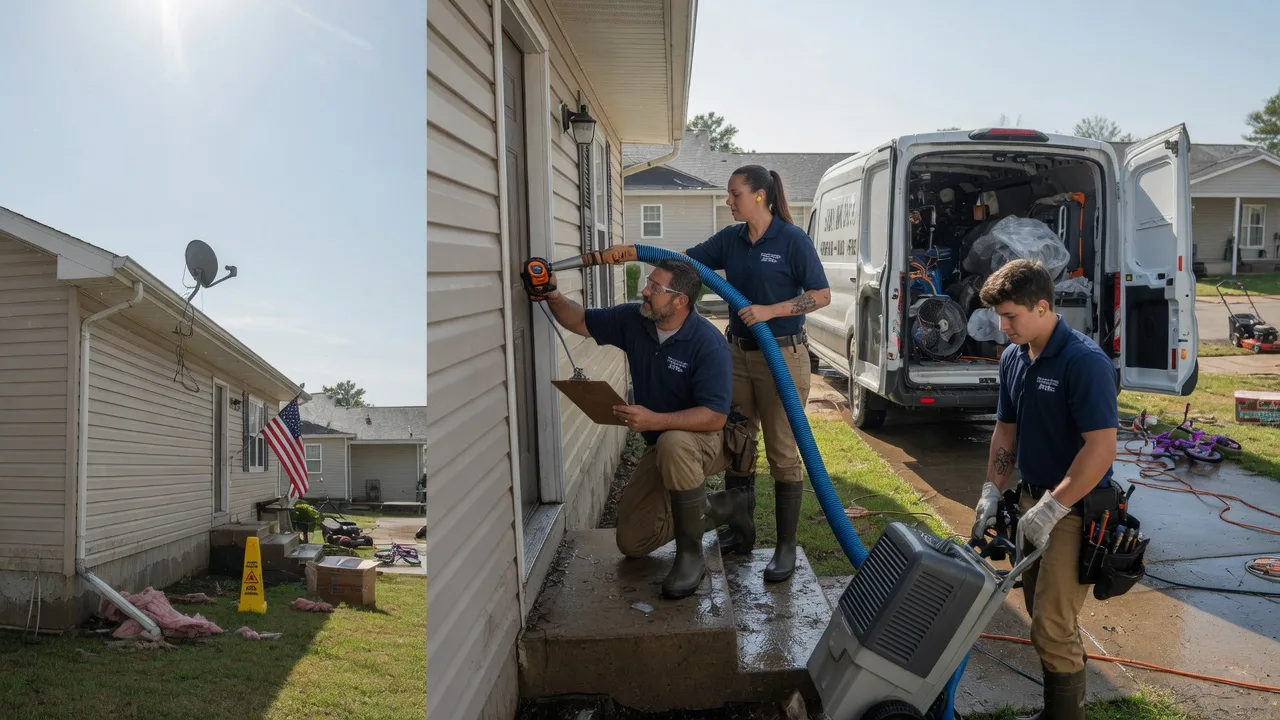 Ceiling Water Damage Restoration in Butlerville, IN near me